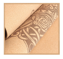 Natural Cork Pilates Yoga Mat - Butterfly