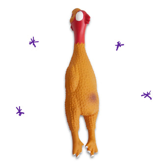 Cheeky Chicken Squeaky Dog Toy