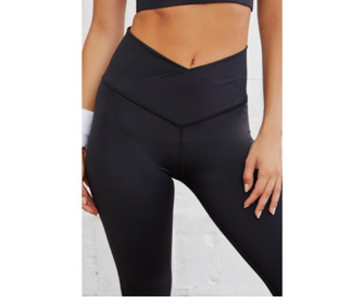 Azura Exchange Black Arched Waist Seamless Active Leggings Sports Yoga Pants