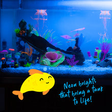 Bubbling Silicone Flat Coral With Green Tunicate Fish Tank Ornament