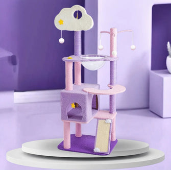 Purple Sky Adventure Cat Tree