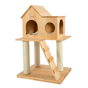 HONEYPOT CAT Solid Wood Cat Tree - 180359