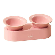 Makesure Series Jingle 2-in-1 Ceramic Pet Bowl Set for Food & Water Cat Bowls