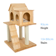 HONEYPOT CAT Solid Wood Cat Tree - 180359