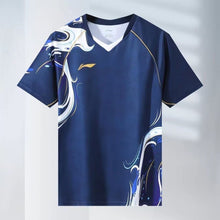 Li Ning Badminton/Tennis Koi Competition Shirt - Blue