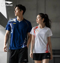 Li Ning Badminton/Tennis Koi Competition Shirt - Blue