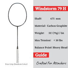 Li-Ning Windstorm 79H WS79 Badminton Racquet