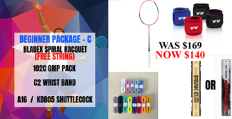Li-Ning BLADEX Racquet - Beginner Package C