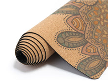 Natural Cork Pilates Yoga Mat - Mandala