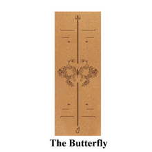 Natural Cork Pilates Yoga Mat - Butterfly