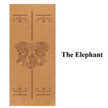 Natural Cork Pilates Yoga Mat - Elephant