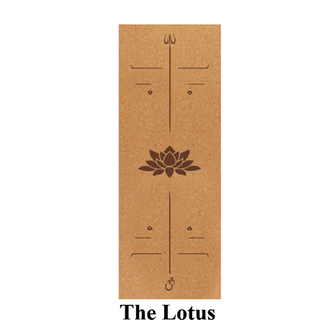 Natural Cork Pilates Yoga Mat - Lotus