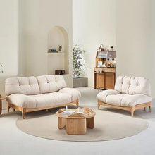 Cloudy Puff White Single Sofa