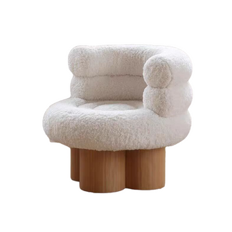 Flora Swivel Boucle Chair