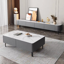 Italian Style Rectangular Marble Coffee Table