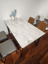 Pietra Luxe Dining Table With Marble Top