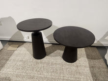 Essence Black Solid Wood Coffee Table Set