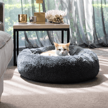 Curl Up Cloud Calming Pet Bed Tranquil Grey