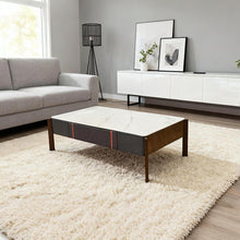 Lusso White Marble Coffee Table