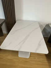 Elissa White Marble Dining Table