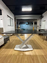 Modern Black Slate Dining Table