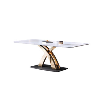 Milano Sleek Marble Dining Table