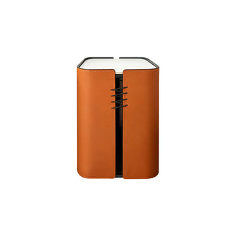 Urban Style Leather Side Table