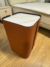 Urban Style Leather Side Table