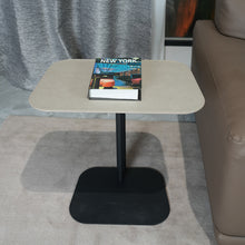 Modern Leather Side Table