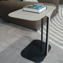 Modern Leather Side Table