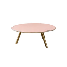 Eleganza Leather Round Coffee Table