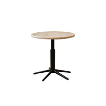 Boston Adjustable Natural Marble Side Table