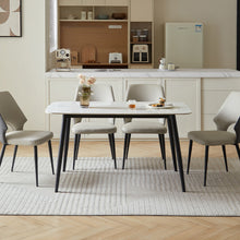 Minimalist White Marble Dining Table