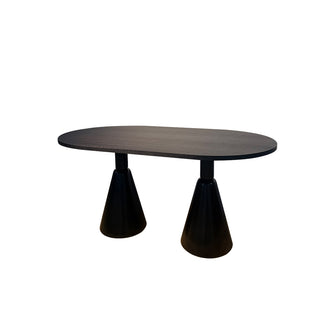 Modern Oval Oak Dining Table