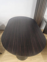Modern Oval Oak Dining Table