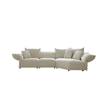 Chérie Petal White Velvet Sofa