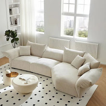 Chérie Petal White Velvet Sofa