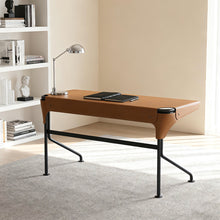 CASSI Modern Style Leather Desk