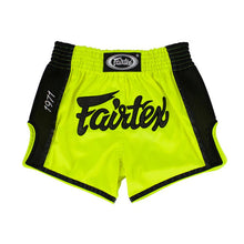 FAIRTEX - Lime Green Slim Cut Muay Thai Boxing Shorts