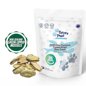 Freezy Paws NZ Green Lipped Mussels Raw Treats 50g