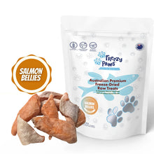 Freezy Paws Premium Human Grade Freeze Dried Salmon Bellies Raw Treats 100g