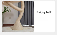 Flower Cat Tower – Plush Base, Sisal Scratching Post, Sturdy Weighted Design for Play & Relaxation
