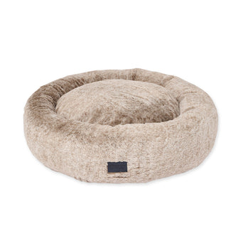 Harley Pet Bed Latte Faux Fur