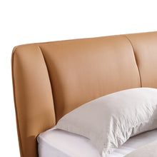 London High Legged Genuine Leather Bed