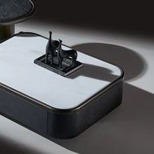 Onyx Serenity Square Coffee Table With Slate Top