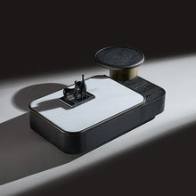 Onyx Serenity Square Coffee Table With Slate Top