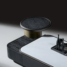 Onyx Serenity Square Coffee Table With Slate Top