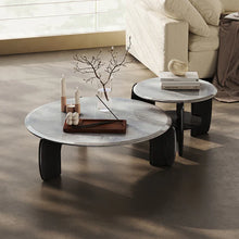 Elysian Elegance Round Marble Coffee Table