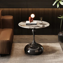 Aura Round Marble Side Table