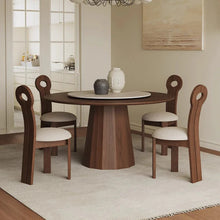 Capri Retro Walnut Dining Table